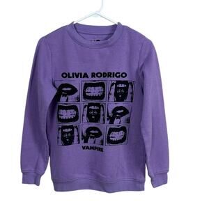 Olivia Rodrigo Vampire Purple Sweatshirt size XS